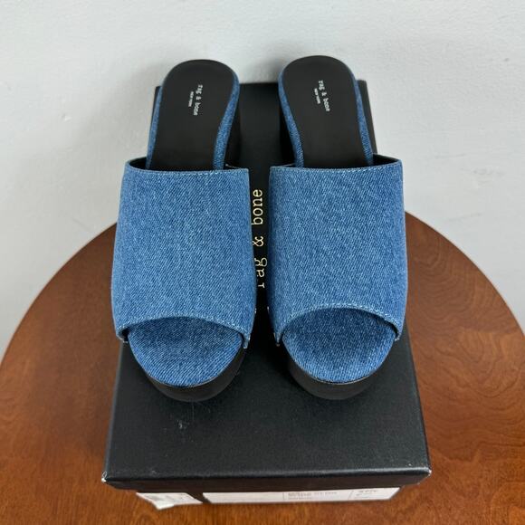rag & bone Shoes - Rag & Bone Mara Clog Platform Slide Sandals Size 7
